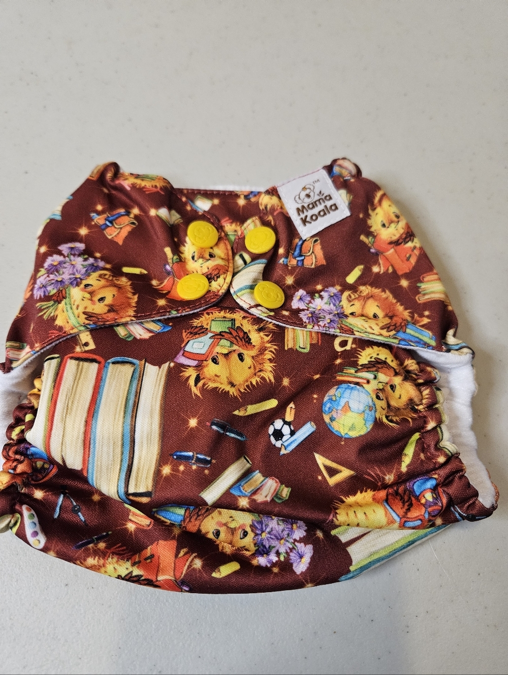 Mama Koala Education School Books Learning Cloth Diaper New OS